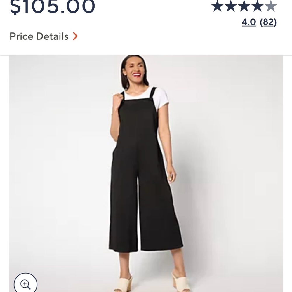 Women with Control Black Jumpsuit